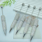 Beadable Pen Full Rhinestone Solid Color Ballpoint 5