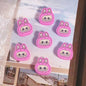 Labub Character Clay Beads 10mm Colorful Bunny Faces 200pcs 9
