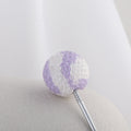 Rhinestone Round Clay Beads 16mm Golf Pattern Bubblegum 10pcs 6