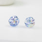 Transparent Twist Acrylic Beads 15mm 16mm Plated Assorted 20pcs 11