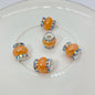 Lantern Rhinestone Beads 14mm Acrylic Plating Bright Color 20pcs 14