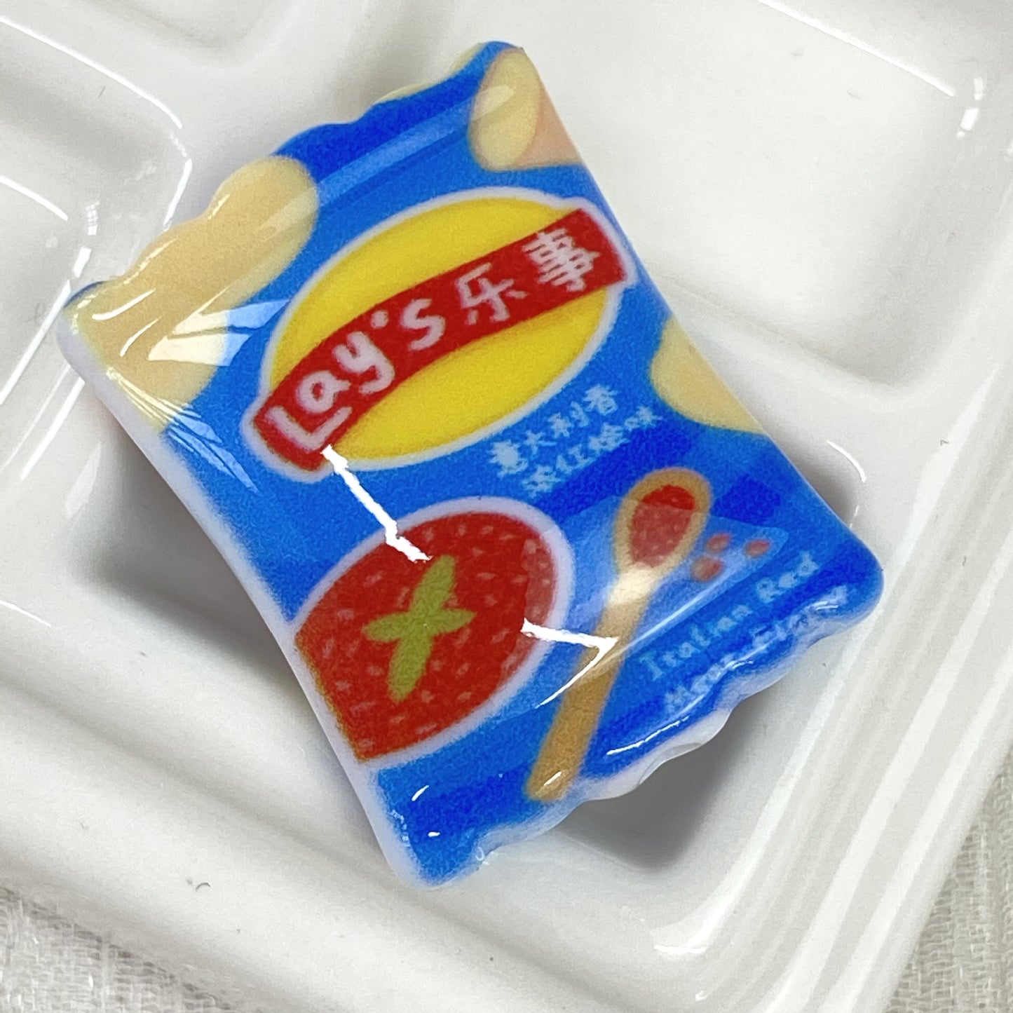 Square Acrylic Beads 26mm Chip Bags Colorful Mixed 50pcs 10