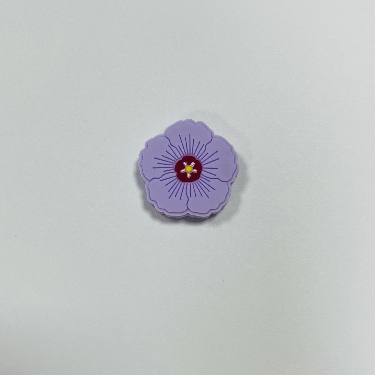 Silicone Focal Beads Flower Pastel Petal Detail 20pcs 10