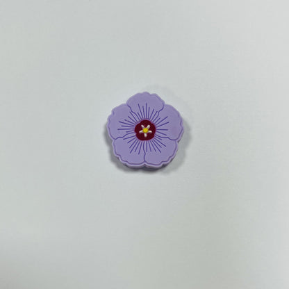 Silicone Focal Beads Flower Pastel Petal Detail 20pcs 10
