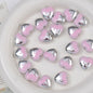 Plating Drip Heart Acrylic Beads 16mm Colorful Mixed 10pcs 2