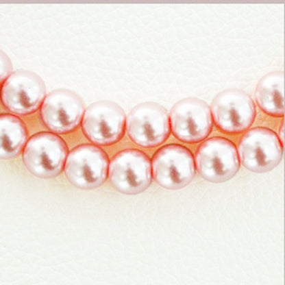 Pearl Glass Beads 10mm Imitation Smooth Lustrous Finish 20pcs 8