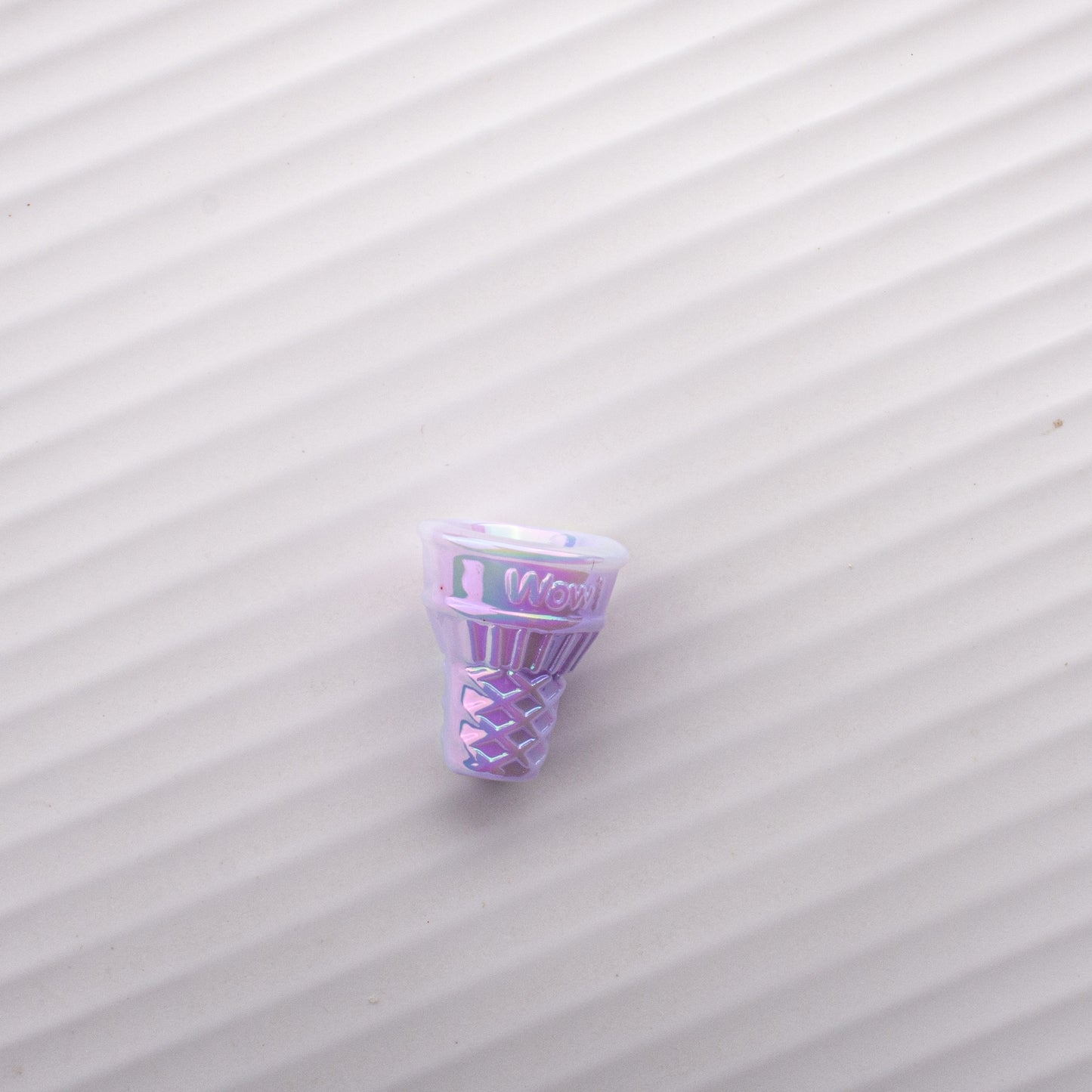 Painted Cone Acrylic Beads 20mm Solid Creamy Colors 5pcs 10