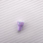 Painted Cone Acrylic Beads 20mm Solid Creamy Colors 5pcs 10