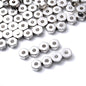 Hexagonal CCB Plastic Spacer Acrylic Beads 6mm Metallic Silver 200pcs 5