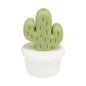Silicone 3D Focal Beads Flowerpot Cactus Textured Vibrant Pots 20pcs 23