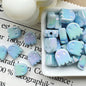 UV Plating Ghost Acrylic Flat Beads 14mm Candy Color 50pcs 10