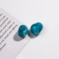 Imitation Jade Acrylic Beads 15mm Large Hole Ink Color 50pcs 15