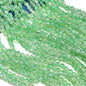 Crackle Flower Glass Beads 8mm Soft Purple Blue Gradient 3 Strands 47