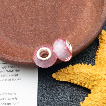 Resin Spacer Beads Pink Tone 40pcs 16