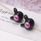 Baking Painted One-Eyed Monster Acrylic Beads 16mm Colorful Glossy 50pcs 3