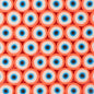Flat Clay Beads 10mm Evil Eye Polymer Bright Mixed Colors 100pcs 13