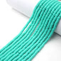 Flat Clay Beads 6mm Solid Color Smooth Polymer Disc 10strands 19