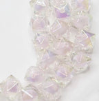 Faceted Acrylic Beads 16mm Diamond Shape Rainbow Assorted 200pcs