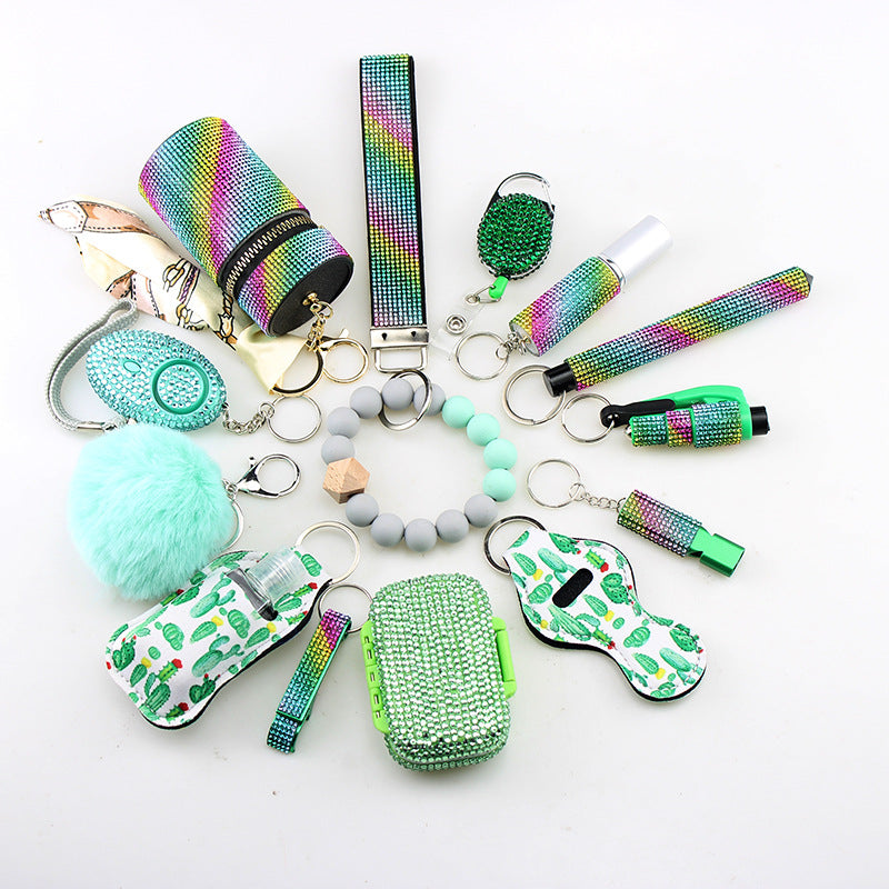 Self Defense Keychain Set Assorted Styles 14 Pcs 8