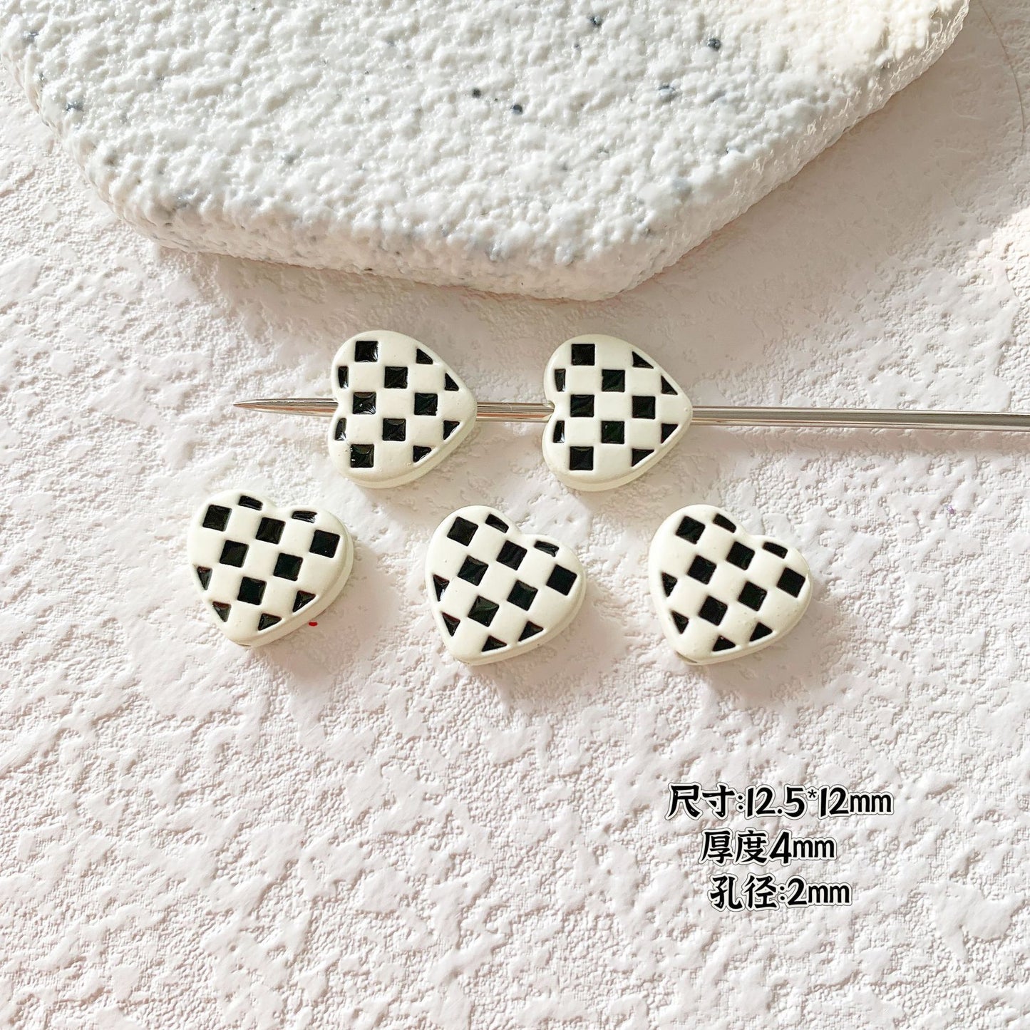 Candy Clown Metal Beads Colorful Painted Alloy 10pcs 18