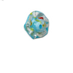 Lampwork Glass Beads Mushroom 15mm Hand Painted Colorful 10pcs 5