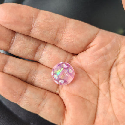 Glow In The Dark Heart Acrylic Beads 16mm Enamel Plating 100pcs 3
