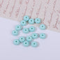 Glass Round Spacer Beads 6mm 8mm Imitation Jade Color 100pcs 6