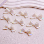 Glow In The Dark Bow Acrylic Beads 20x46mm Double Color Plating 5pcs 3