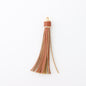 PU Leather Tassel Keychain with Gold Electroplated Hardware 11
