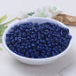 Glass Donut Spacer Beads 4mm Solid Color 200pcs 24