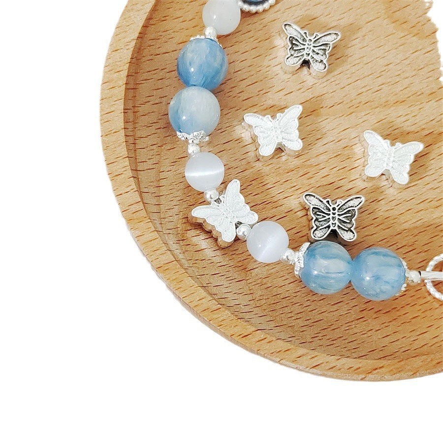Butterfly Metal Beads 12mm Delicate Textured Alloy 100pcs 5