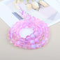 Mermaid Round Glass Beads 6mm Matte Pastel Jewel Tones 40pcs 46