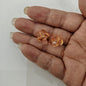 Clear Knot Acrylic Beads 18mm Translucent Glossy 100pcs 8