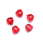 Czech Glass Beads Tulip Petals And Leaves Vintage Frosted 9mm 200pcs 8