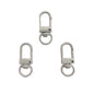 Colorful Zinc Alloy Keychain Hooks 33mm Baking Painted 50pcs 8