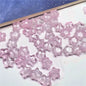 Small Star Czech Glass Beads 8mm Translucent Gold Flecked 50pcs 24