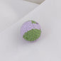Rhinestone Round Clay Beads 16mm Golf Pattern Bubblegum 10pcs 14