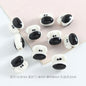 Hand Painted Frog and Puppy Ceramic Beads Glossy Finish 5pcs 9