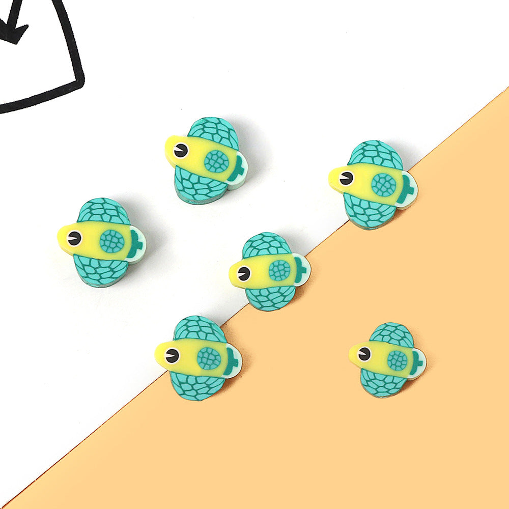 Fish Clay Beads Tropical Series Colorful Polymer 200pcs 9