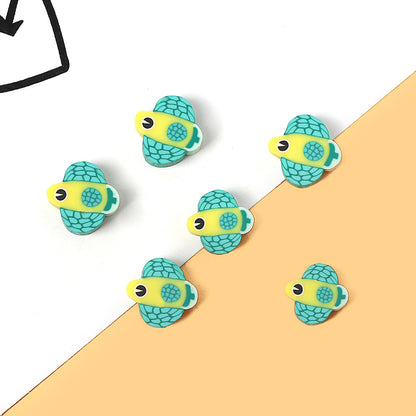 Fish Clay Beads Tropical Series Colorful Polymer 200pcs 9