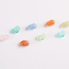 Lampwork Glass Beads Irregular Bone Shape 12mm Glow In The Dark 10pcs 3