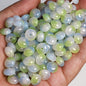 Imitation Gemstone Round Spacer Resin Beads 8mm 10mm Mixed Colors 50pcs 19
