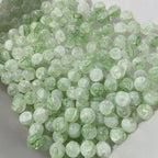 Crackle Round Glass Beads 10mm Gradient Colors with Gold Foil 60pcs 6