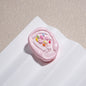 Hand Painted Oval Bouquet Acrylic Beads 28mm Colorful Floral 10pcs 18