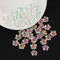 Iridescent Cherry Blossom Glass Beads 10mm Assorted Colors 100pcs 6