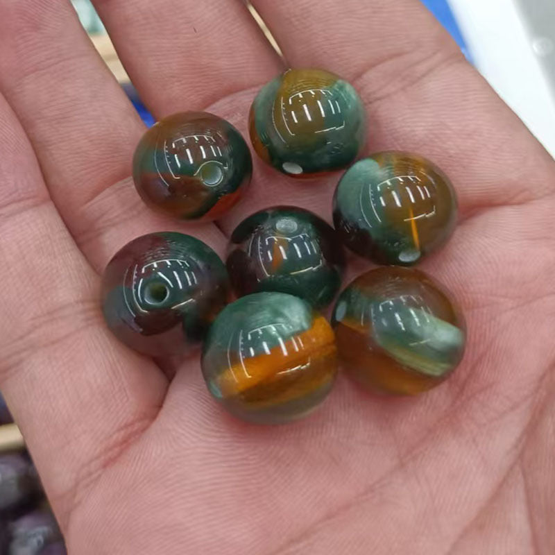 Vintage Gradient Resin Beads 10/12/16mm Swirling Galaxy Colors 20pcs 3