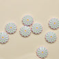 Daisy Metal Beads 13mm Baking Painted Zinc Alloy 20pcs 11