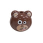 Cartoon Character Bear Head Acrylic Beads 17mm Colorful 10pcs 36
