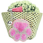 Rhinestone Cat Claw Keychain with Suede Tassel Zinc Alloy Material 5
