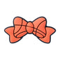 Silicone Focal Beads Baseball Bow Yellow with Baseball Stitching 20pcs 7